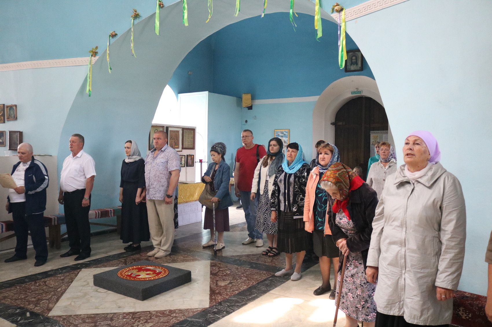 Архиерейское богослужение в Покровском храме села Шопино | 02.07.2023 |  Губкин - БезФормата